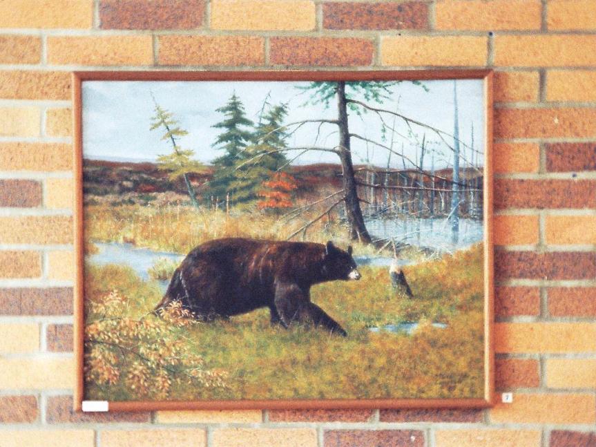 beaver dam bear painting 5