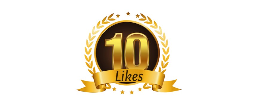 10 Likes Milestone
