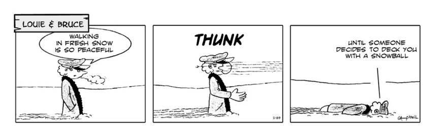 louie and bruce 1989 snowball