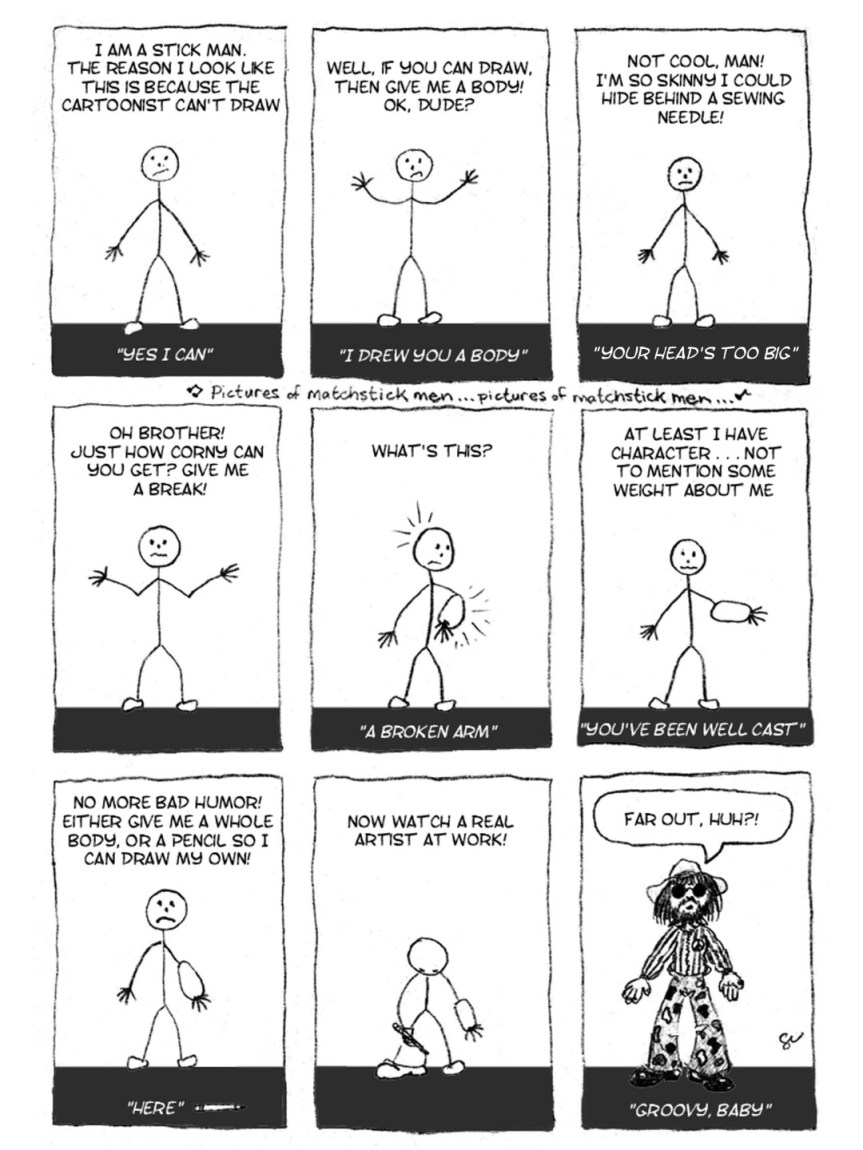 matchstick men comic strip 1