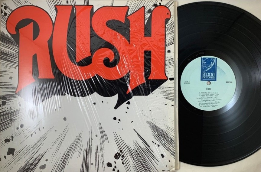 rush moon records 1974 photo