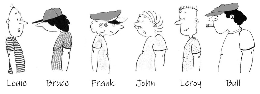 Louie and Bruce gang