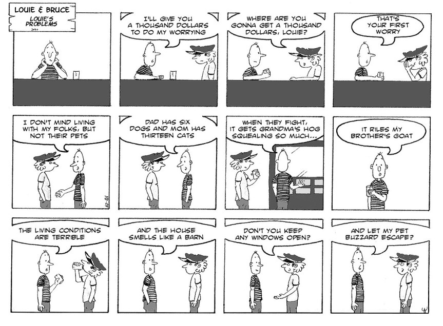 louie and bruce comic panel 2