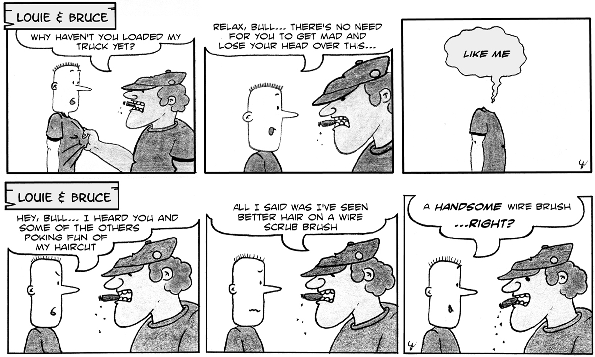 leroy and bull cartoons