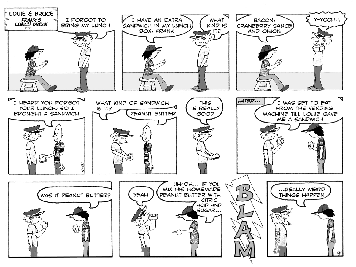 november 1981 louie and bruce cartoon