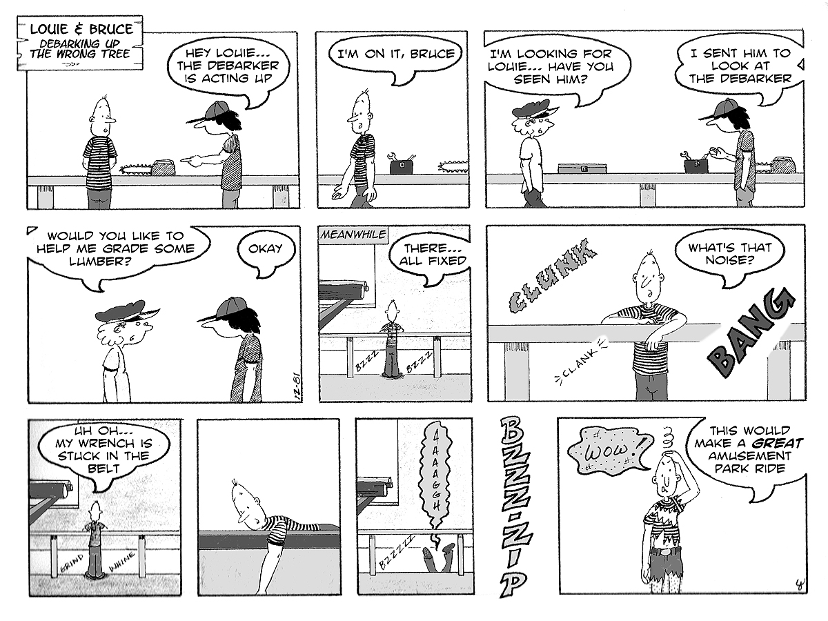 december 1981 louie and bruce cartoon