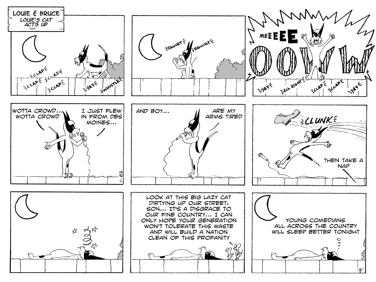 louie and bruce barfield comic strip